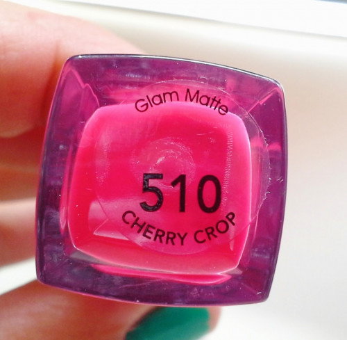 Luciu de buze Loreal Glam Matte, Nuanta 510 Cherry Crop - Img 6