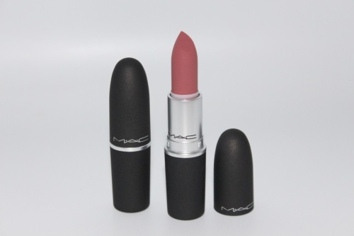 Ruj de buze MAC Powder Kiss Lipstick, Natural, Mat (Fara cutie si eticheta) - Img 6