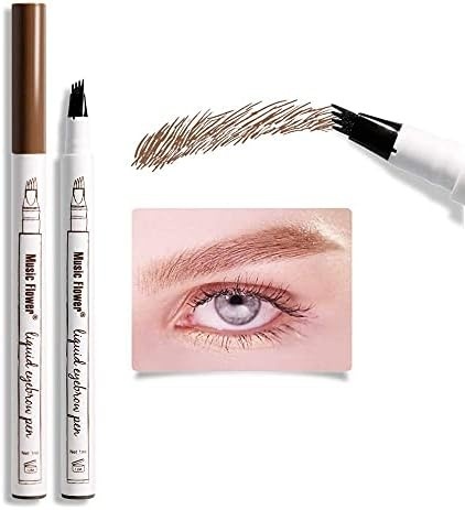 Creion Sprancene cu efect Microblading, Makeup, Fine Sketch Tattoo, Light Brown