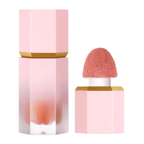 Fard de Obraz Lichid, Makeup, Romantic Matte, Color Bloom Liquid Blush, 102, 5.2 ml - Img 2