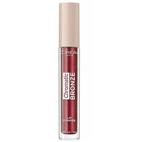 Luciu de Buze Metalizat, Loreal, Chromatic Bronze, Lip Topper, 04 Red Tonic, 3 ml