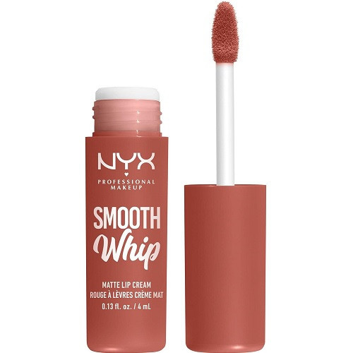 Ruj de Buze Lichid Mat, NYX Professional Makeup, Smooth Whip Matte, 02 Kitty Belly, 4 ml - Img 2