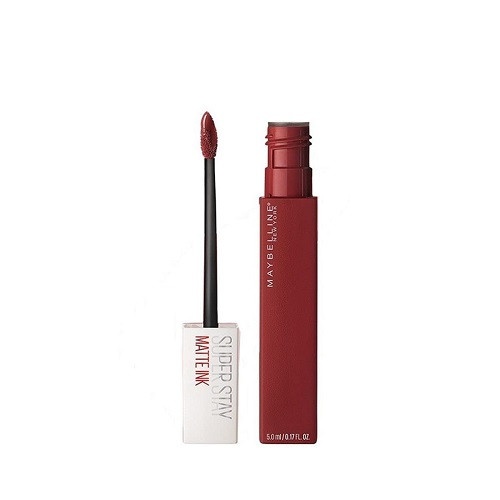 Ruj de buze rezistent la transfer, Maybelline, Superstay Matte Ink, 50 Voyager, 5 ml - Img 2