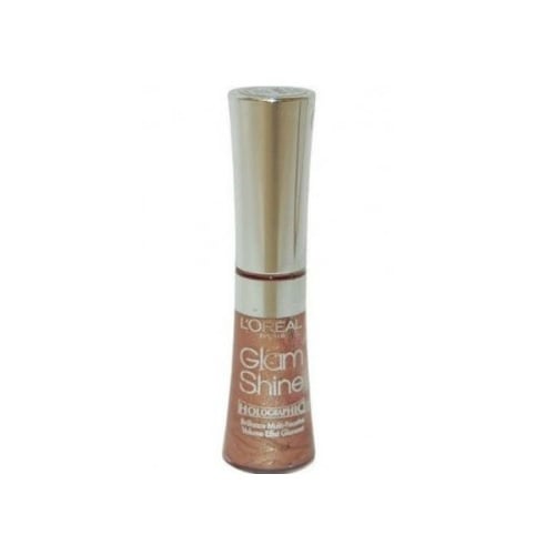 Luciu de buze stralucitor, Loreal, Glam Shine Holographic, 82 Gold Cappucino, 6 ml