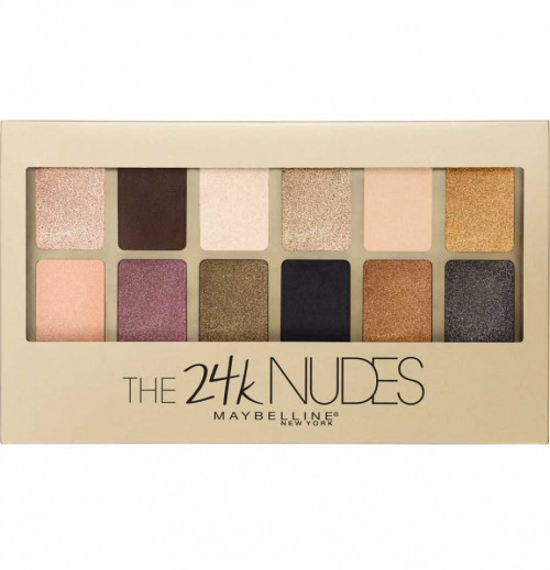 Paleta farduri de ochi Maybelline New York The 24 Karat Nudes Eyeshadow