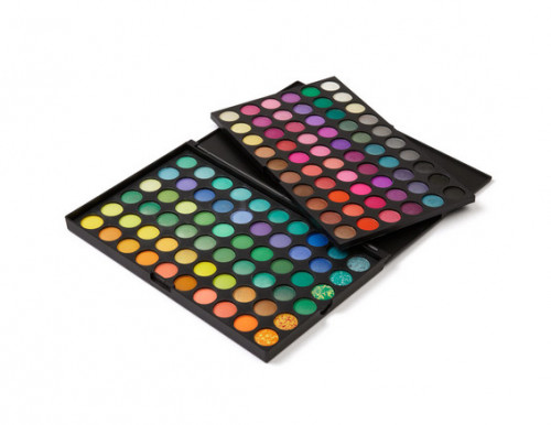 Trusa machiaj paleta farduri ochi 120 culori Jollie - Img 5