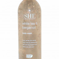 Gel de dus Om She Aromatherapy White Tea & Bergamot Body Wash, 500 ml