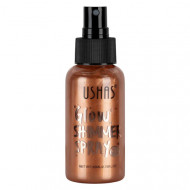 Iluminator de corp, Ushas, Glow Shimmer Spray, 04, 80 ml