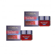 Pachet Promo 2 Creme, Loreal, Revitalift Laser Renew, Noapte