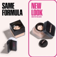 Pudra Pulbere, Mini, Huda, Baby Bake Loose Baking Setting Powder, Travel Size, Peach Pie, 6 g