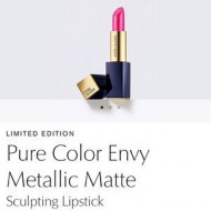 Ruj de buze Estee Lauder Pure Color Envy Metallic Matte, Nuanta 220 Hot Shock