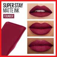 Ruj de buze rezistent la transfer Maybelline Superstay Matte Ink 115 Founder