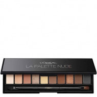 Trusa machiaj 10 nuante fard Loreal La Palette Nude Varianta Beige