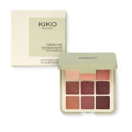 Paleta Farduri Pleoape, Kiko Milano, Green Me, 102 Feisty Saffron, Vegan, 9 Culori