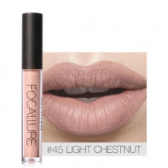 Ruj de buze lichid mat Focallure Ultra Chic Lips, Nuanta 45 Light Chestnut