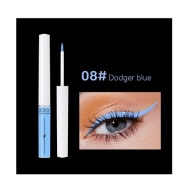 Tus de ochi colorat, Derol, Eyeliner lichid, 08 Dodger Blue, 4 ml