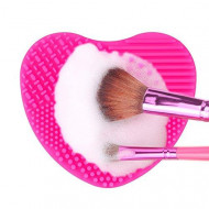 Accesoriu Silicon Curatare Pensule Makeup, Fucsia