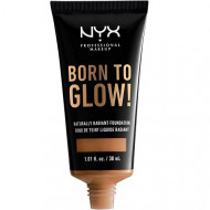 Fond de ten luminos, NYX Professional Makeup, Born To Glow, Naturally Radiant, 15.8 Honey, 30 ml