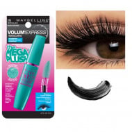 Rimel gene Maybelline The Mega Plush Volum Express Mascara, Negru