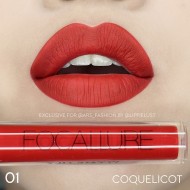 Ruj de buze lichid mat Focallure Ultra Chic Lips, Nuanta 01 Coquelicot