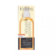 Ulei Regenerator de Par, Eveline Cosmetics, 8 in 1 Elixir Of Gold, Argan + Keratina, 150 ml