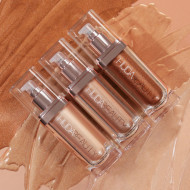 Iluminator fata si corp HUDA Beauty N.Y.M.P.H. Highlighter Travel Size Nuanta Aurora