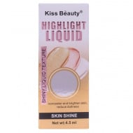Iluminator Lichid, Kiss Beauty, Skin Shine, 03, 4.5 ml