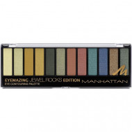 Paleta farduri de ochi, Manhattan, Eyemazing Palette, 12 culori, 007 Jewel Rocks Edition