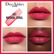 Ruj de buze lichid Dior Addict Lip Tattoo, Nuanta 451 Natural Coral