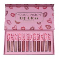 Set 12 rujuri de buze, Young Vision, Lip Gloss Fashionable