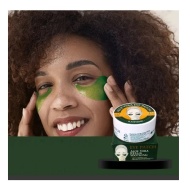 Set 60 Plasturi Hidrogel pentru Ochi, cu Aloe Vera, Spirulina si Colagen, Wokali, Eye Patch