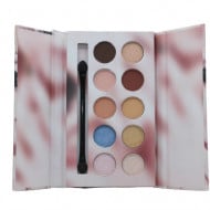 Paleta farduri de ochi, Kiss Beauty Fashion, 10 culori, pensula inclusa