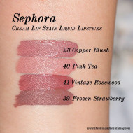 Ruj de buze rezistent la transfer Sephora Cream Lip Stain 41 Vintage Rosewood