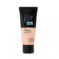 Fond de ten, Maybelline, FIt Me Matte Poreless, 130 Buff Beige, 30 ml