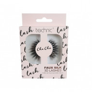 Gene false, Technic, Faux Silk 3D Lashes, Cha Cha, Adeziv inclus