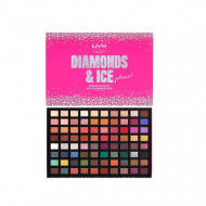 Paleta de farduri, NYX, Diamonds Ice, 80 culori