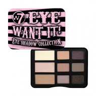 Paleta farduri pleoape, W7, Eye Want It, 9 nuante