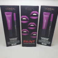 Ruj de buze + Creion contur L'Oreal Lip Kit Paint 207 Wuthering Purple