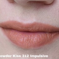 Ruj de buze MAC Powder Kiss Lipstick Implusive, Bej