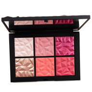 Paleta 6 farduri de obraz iluminatoare, NARS, Cheek Palette, Hot Tryst, 18 g