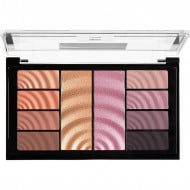 Paleta fard si iluminator Maybelline Total Temptation, 10 culori