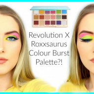 Paleta farduri de ochi Makeup Revolution Roxxsaurus Ride Or Die Palette, 18 Culori