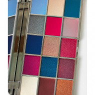 Paleta farduri de pleoape, Makeup Revolution, Glass Mirror, 15 nuante