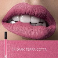 Ruj de buze lichid mat Focallure Matte Lipstick 14 Dark Terra Cotta