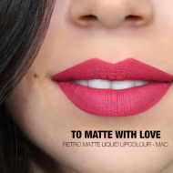 Ruj rezistent mat Mac Retro Matte Liquid Lipcolour Nuanta To Matte With Love