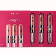 Set 3 Rujuri de buze, Kiko Milano, Unlimited Double Touch Lip Set, 01, 3 x 6 ml