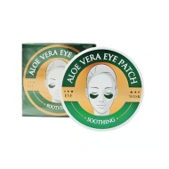 Set 60 Plasturi Hidrogel pentru Ochi, cu Aloe Vera, Spirulina si Colagen, Wokali, Eye Patch