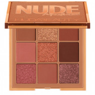 Paleta farduri de pleoape Huda Beauty Nude Medium, 9 culori