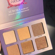 Paleta Iluminatoare Febble Aurora Glow Kit Metallic Powder