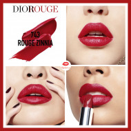 Ruj de buze Dior Rouge Dior 743 Rouge Zinnia